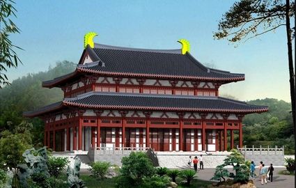 仿古钢结构工程专业设计 制造 安装！钢结构仿古建筑工程