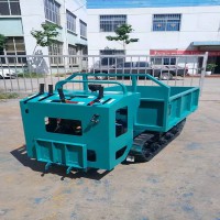 厂家直销履带车小型农用自行走运输车1.2T手扶履带车