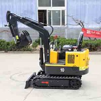 HW-10型微型小挖机，多功能沟机家用果园小挖机