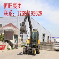 80型轮式挖掘机 全新型轮式挖掘机 捷克厂家直销