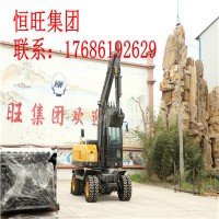 115轮式挖掘机  园林挖掘机 工农都用机械挖