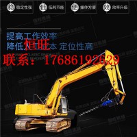 挖掘机改装 挖改螺旋钻机机房屋地基打桩机恒旺