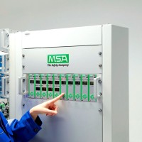 梅思安9010 9020壁挂式单双两通道报警控制器