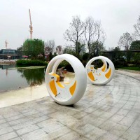 阳春市生产公司互动自行车喷泉生产施工厂家款式多样山东三喜