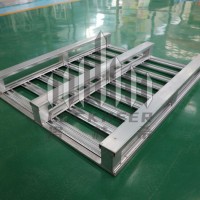 双向饮品轻钢托盘 叉车作业 钢制托盘供应