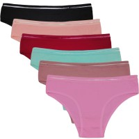 云梦妮外贸时尚简约女士内裤虾皮热销纯色女士三角裤