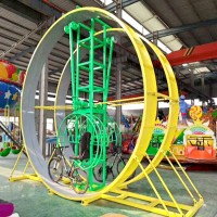瑞安市网红户外源头厂家360度旋转自行车游乐设备公司山东三喜