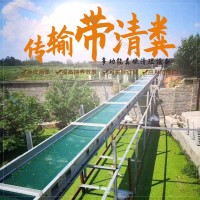 养殖清粪带，输送带清粪定做，横向提升清粪机，干湿分离输送带