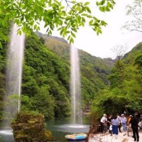 义马市景区无动力源头厂家定制喷泉喊泉声控游乐设备山东三喜