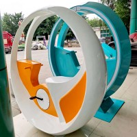 冷水江市壮观 自行车喷泉设备吸引人气必选生产施工厂家山东三喜