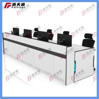 牌夫迪定制机房四联台办公桌指挥中心调度台监控操作台控制桌