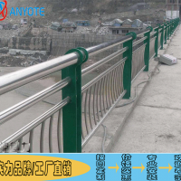 深圳污水河不锈钢护栏项目 桥梁景观护栏安装