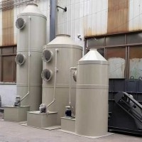 环保PP旋流喷淋塔 PP喷淋塔废气处理设备空气净化喷淋塔