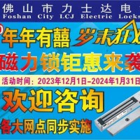 力士坚电锁 连续第10年岁末狂欢，磁力锁低至8折钜惠来袭