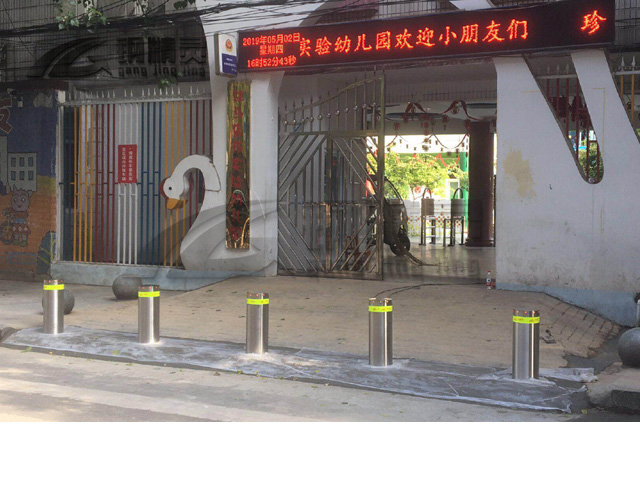 湖北遥控升降路桩 学校阻车升降路桩