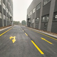 太仓小区车道划线一米多少钱苏州热熔标线价格
