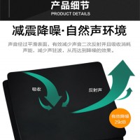 外贸聚氨酯橡胶隔音垫片材定制楼板减震垫健身橡胶地垫厂家直销