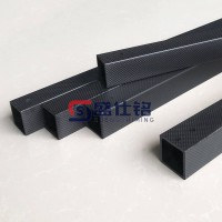 生产平纹斜纹 高强度碳纤维矩形管哑光碳纤维管CNC加工