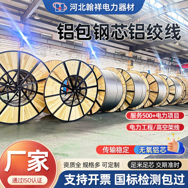 高压输电线路用铝包钢芯铝绞线河北生产厂家