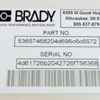 BRADY B-489 超强粘胶标签