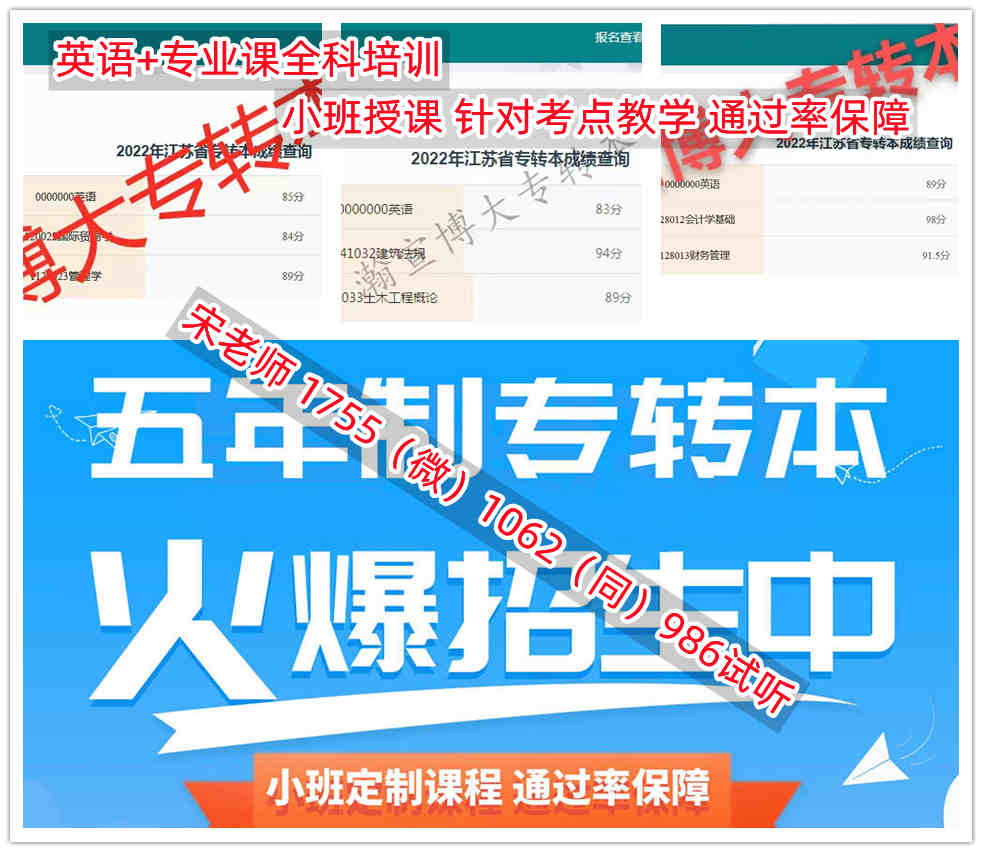 五年制专转本淮阴工学院/淮安大学不取消，冲刺培训来瀚宣博大