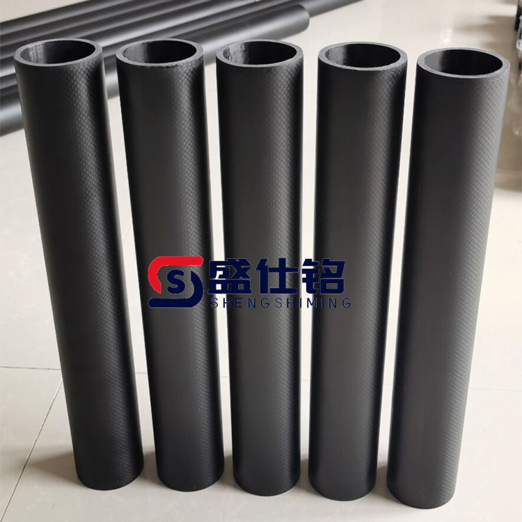 可定制亮光哑光碳纤维管 高强度拉挤工艺碳纤维管