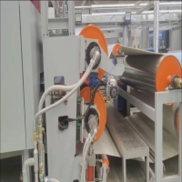 水性PU革人造革生产线机械设备