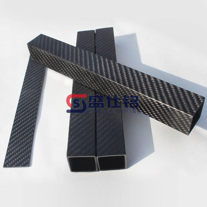 工厂直批优质碳纤维方管 方通航空模型专用碳纤维管