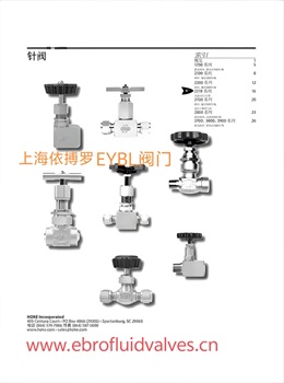 针型阀分类及选型-上海依搏罗阀门规格齐全速发货