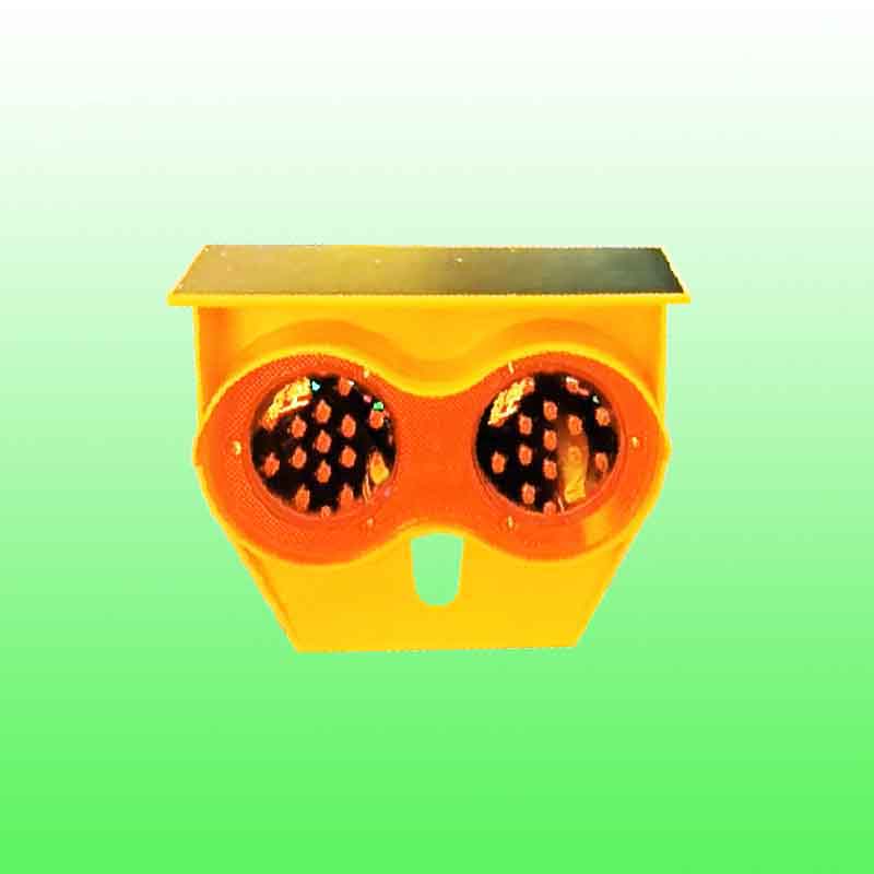 甘肃高速公路护栏雾灯 太阳能同步警示灯生产厂家