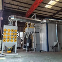 全自动打砂房刮板回砂除尘净化设备