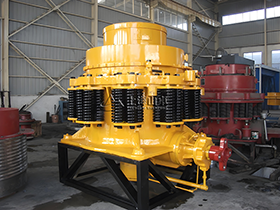 化工行业弹簧圆锥破碎机，上海山卓环保装备有限公司