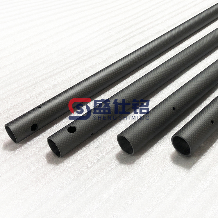 定制碳纤维圆管CNC加工  高强度轻量化 适配机械装配