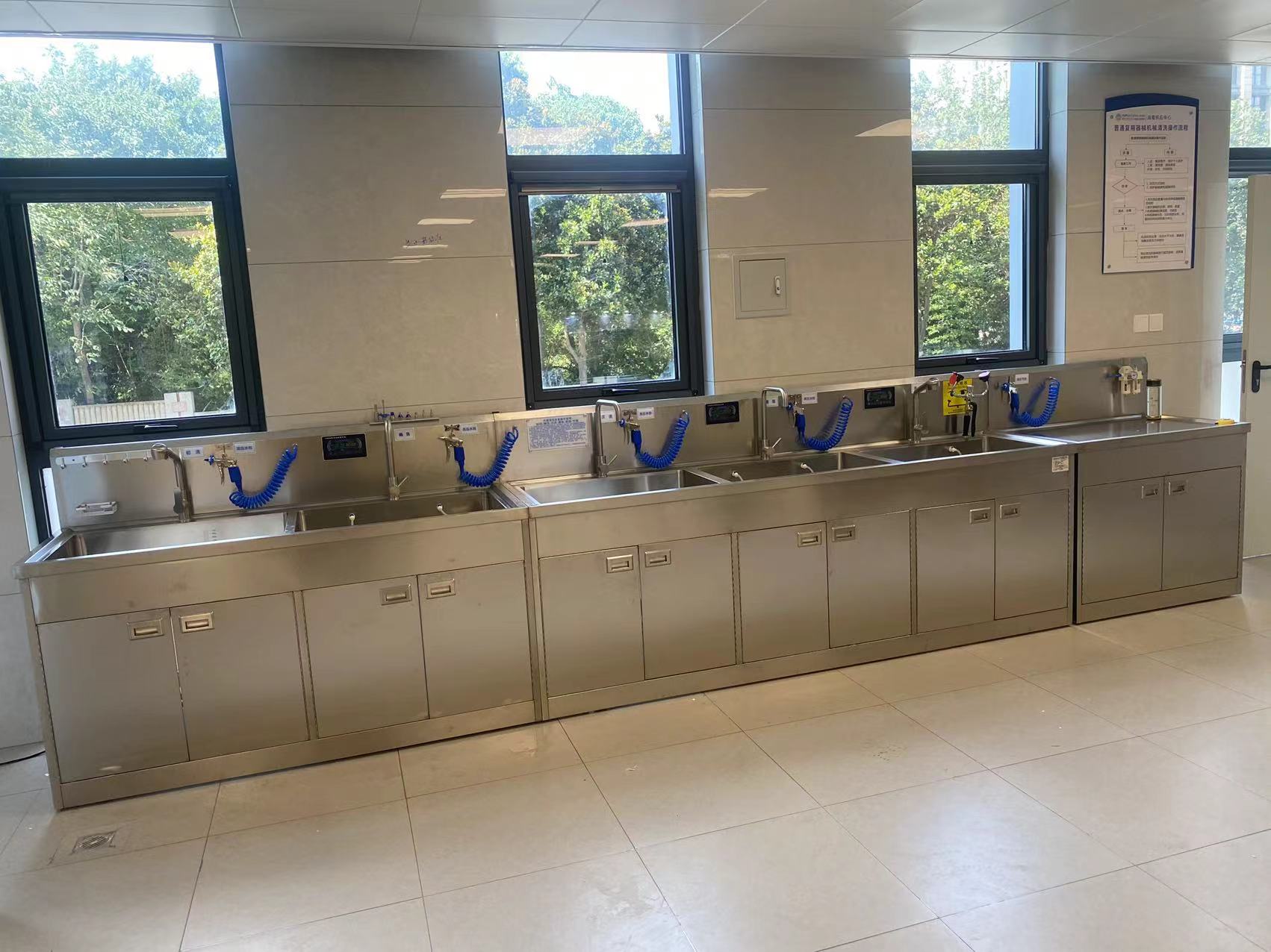 不锈钢清洗水槽低背板