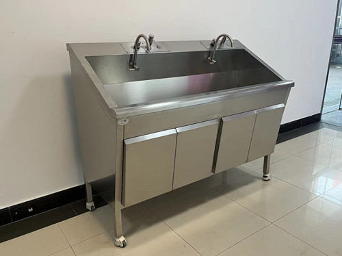 不锈钢洗手池 净化车间清洗刷手池可定制安装