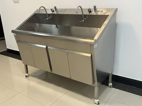 不锈钢洗手池 净化车间清洗刷手池 可定制安装