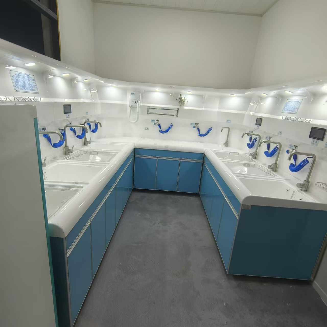 内镜清洗机清洗工作站高分子制作槽体干燥台一体化设计免费安装