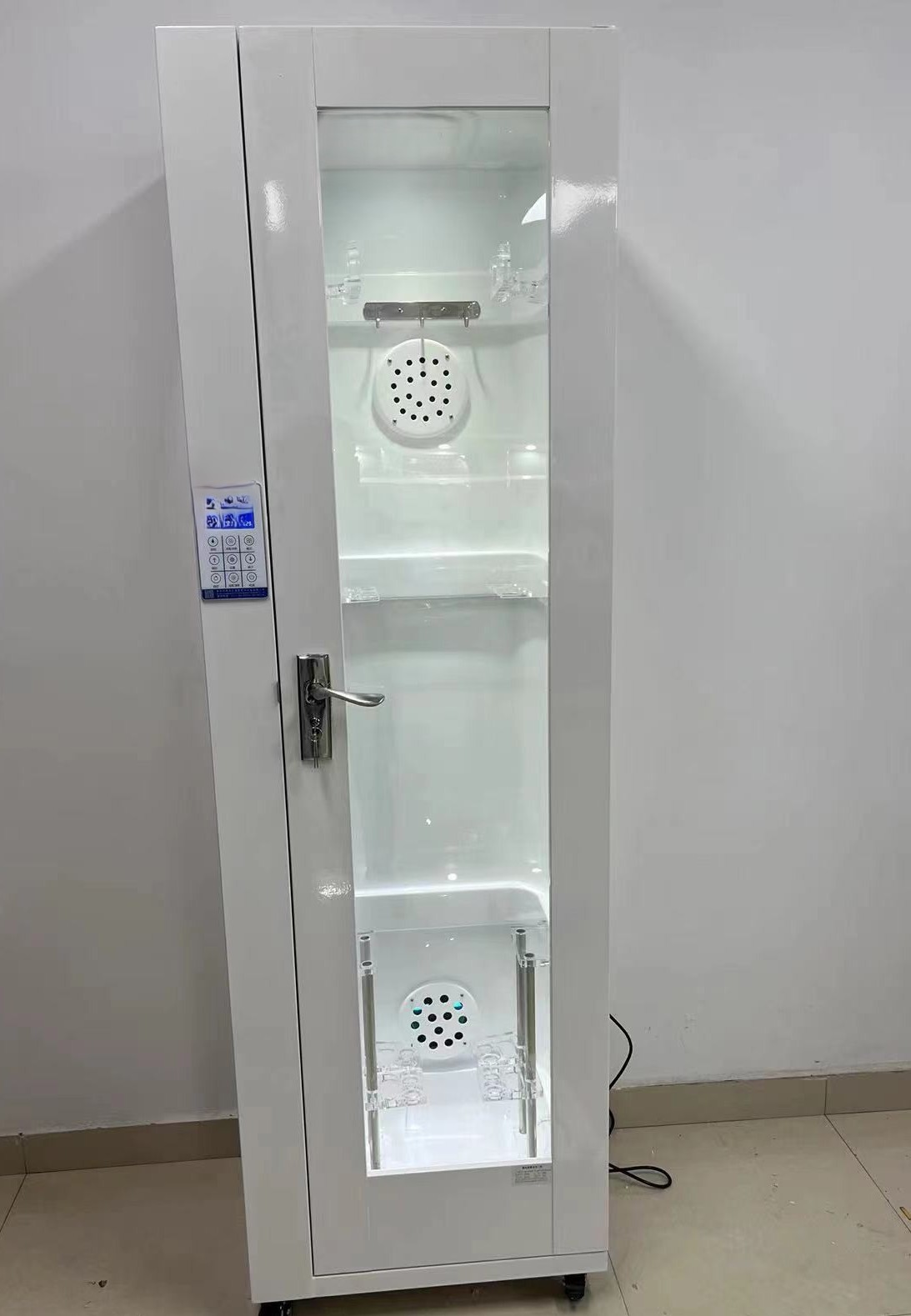 微电脑数显双门储存柜 微电脑控制、高分子内胆