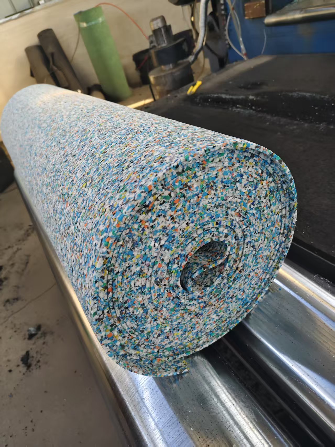 花色隔音垫橡胶减震垫运动房住宅建筑地面楼板聚氨酯橡胶垫防撞板