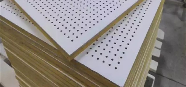 吊顶墙面A级 防火穿孔吸音板会议室墙面吸音装饰材料