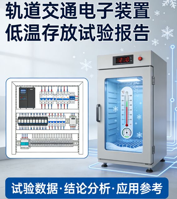 轨道交通电子装置低温存放试验报告