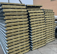 保温岩棉复合板 彩钢瓦批发 耐火抗压