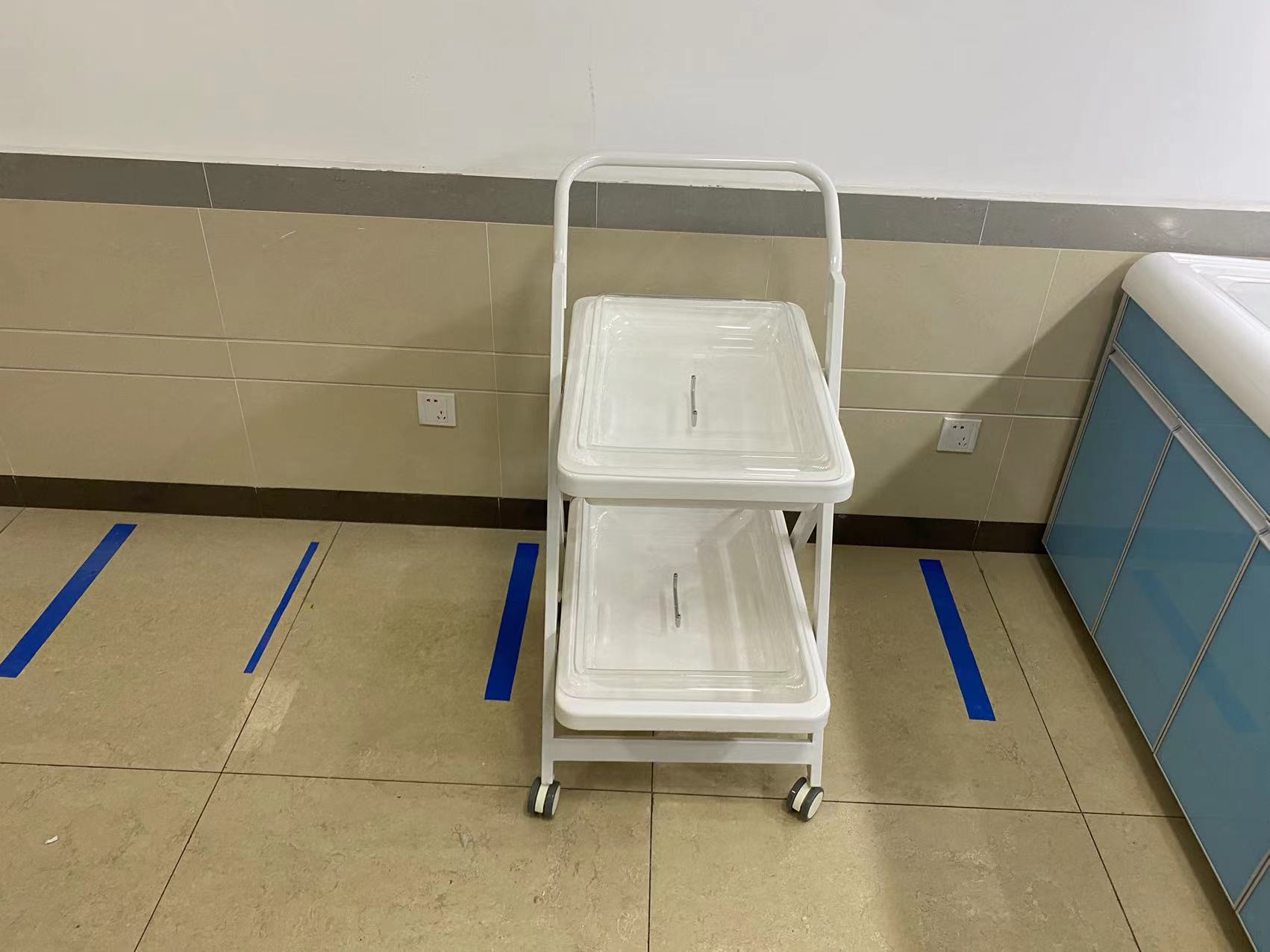 内窥镜转运车 二层小推车静音运转车