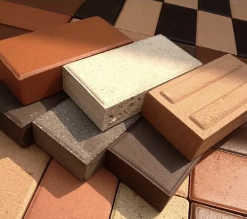 市政人行道透水砖烧结砖 咖啡色 深灰色 安徽厂家直供