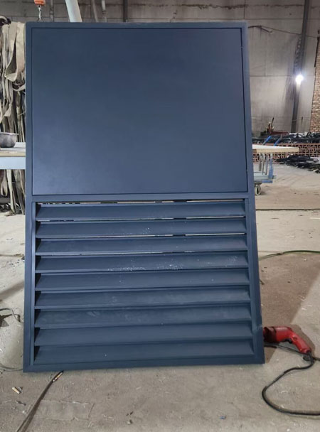 公共场所空调金属百叶窗,空调金属护栏河北厂家