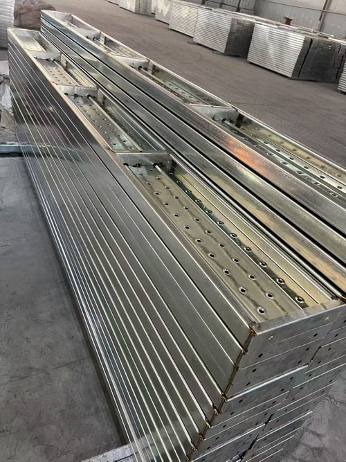 盘扣式脚手架走道钢踏板，建筑热镀锌筑钢跳板厂家