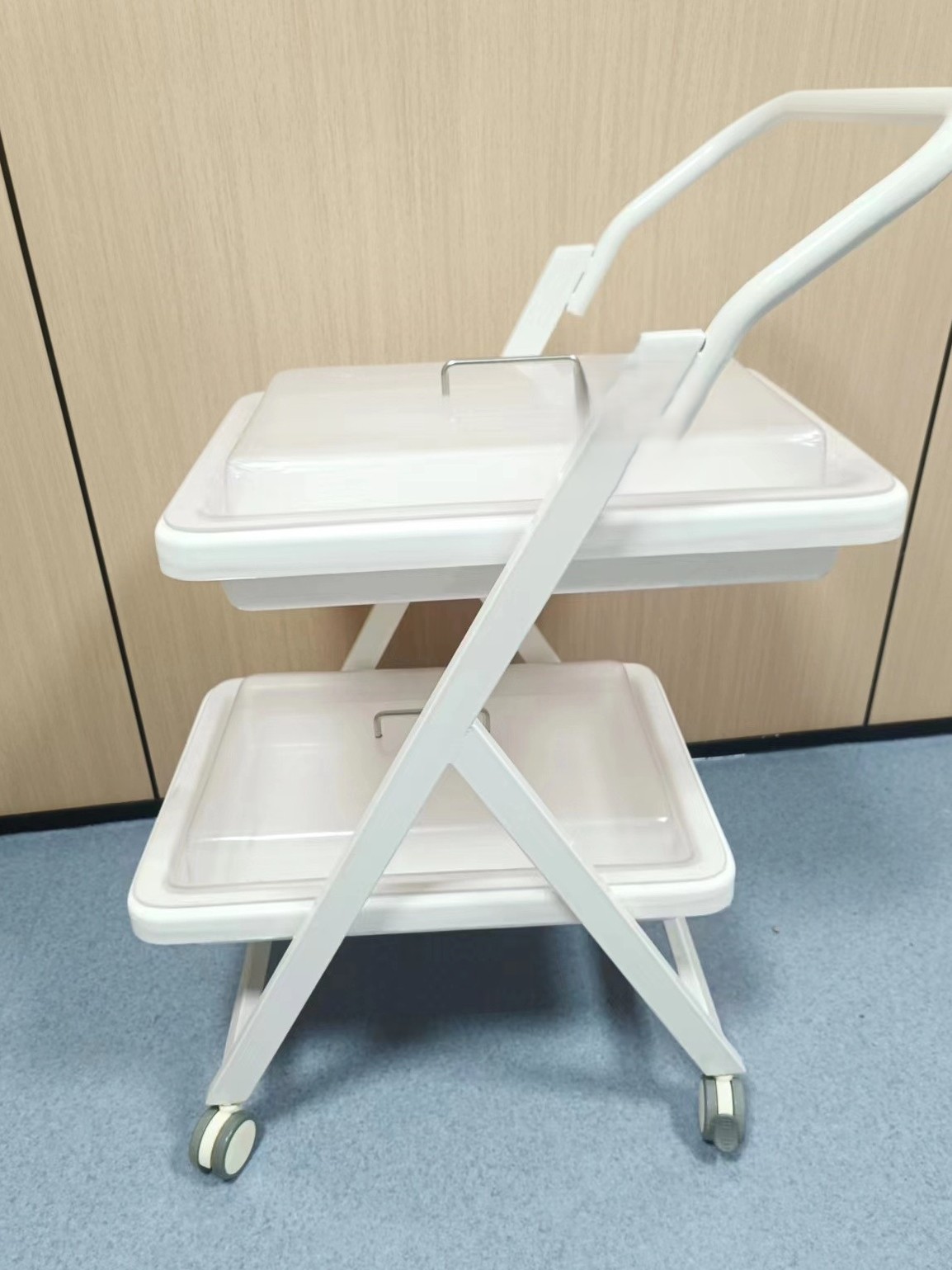 干燥周转手推车 静音万向轮转运车