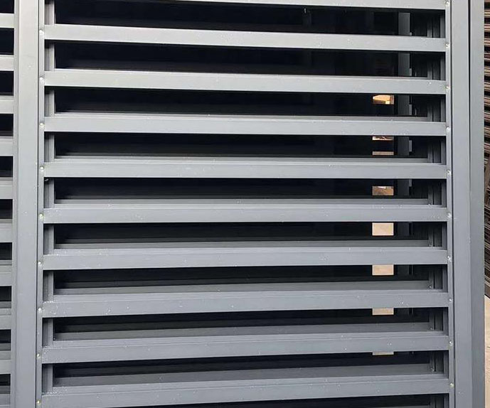 河北百叶窗护栏生产厂家,任丘空调罩护栏厂家,河北金晟源百叶窗