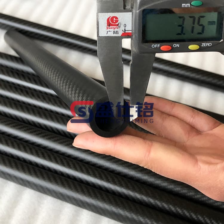 高强度碳纤维圆管 耐高温耐腐蚀 工业机械医疗器械用
