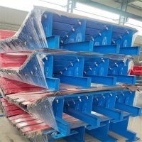 输送机缓冲床 矿用重型缓冲滑槽 美奂定制